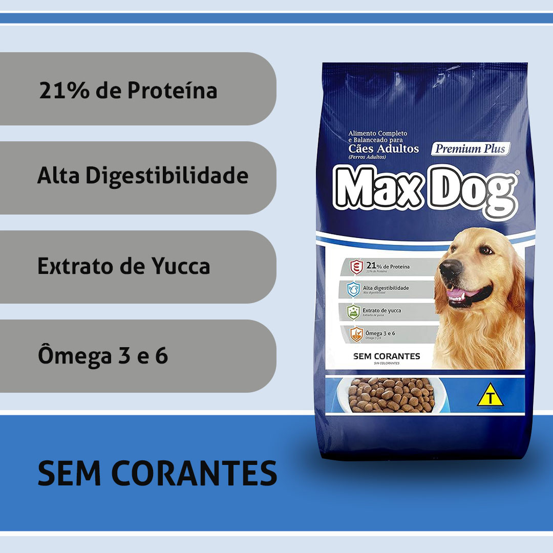 Ração Max Dog para Cães Adultos 25Kg