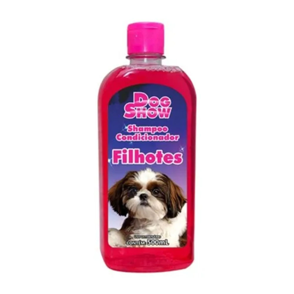 Shampoo Condicionador Dog Show para Cães e Gatos Filhotes 500ml