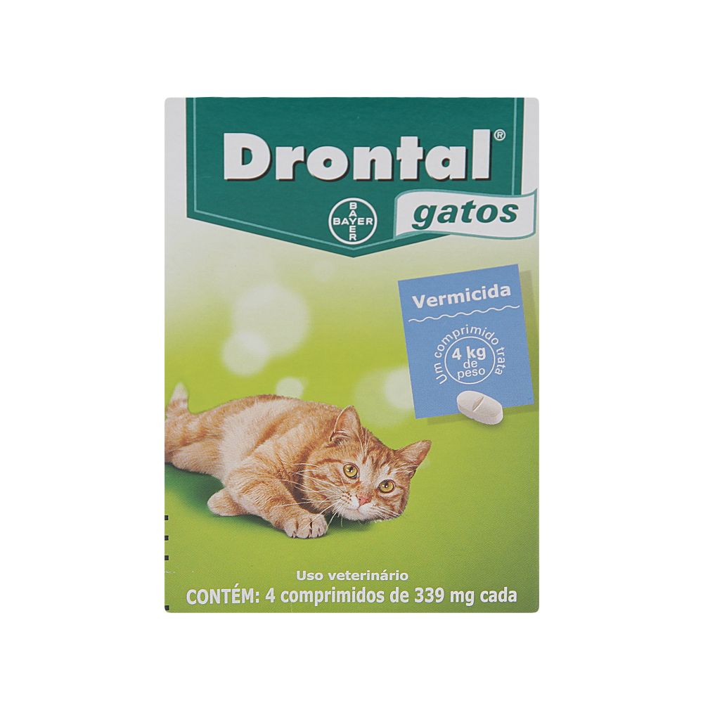 Drontal para Gatos 4 Comprimidos Bayer