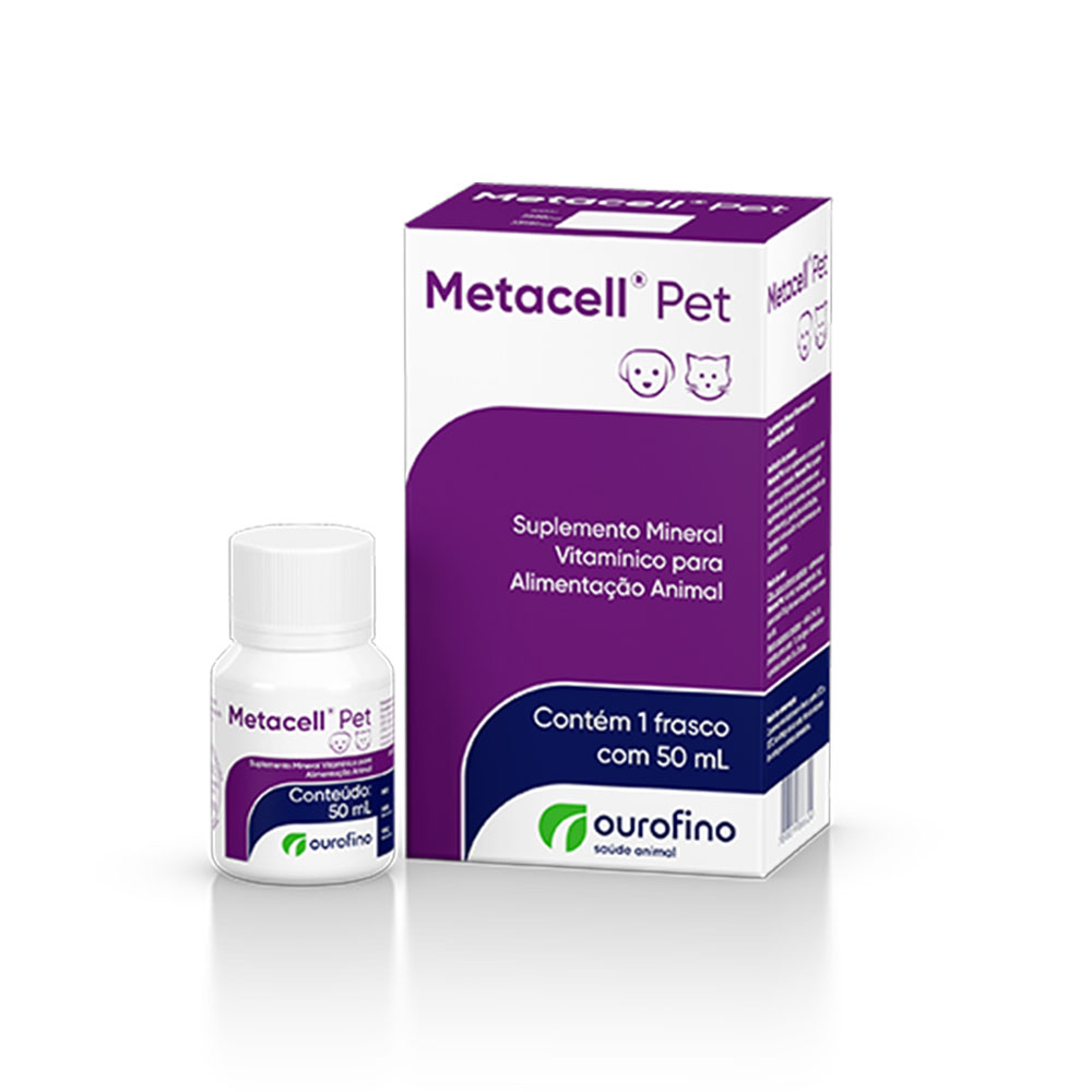 Metacell Pet 50ml para Cães e Gatos Ourofino