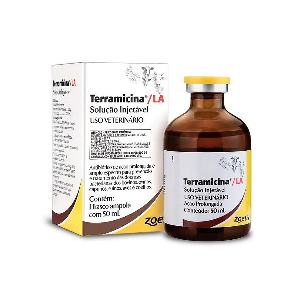 Terramicina/LA Injetável 50ml Zoetis