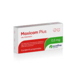 Maxicam Plus 0,5mg para Cães e Gatos 8 Comprimidos Ourofino