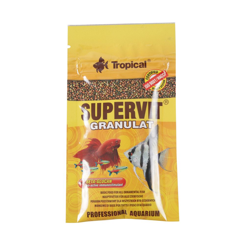 Ração Tropical Supervit Granulat Sachê 10g