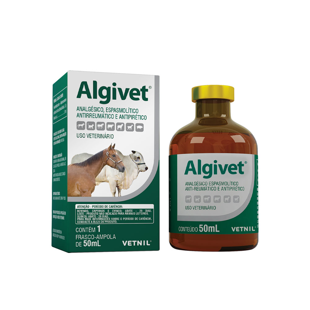 Algivet Injetável 50ml Vetnil