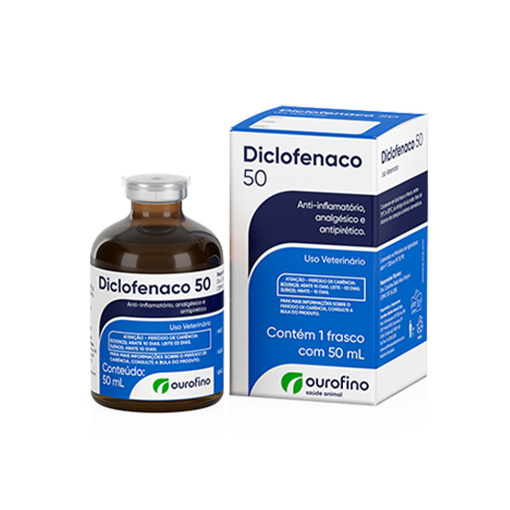 Diclofenaco 50 Injetável 50ml Ourofino
