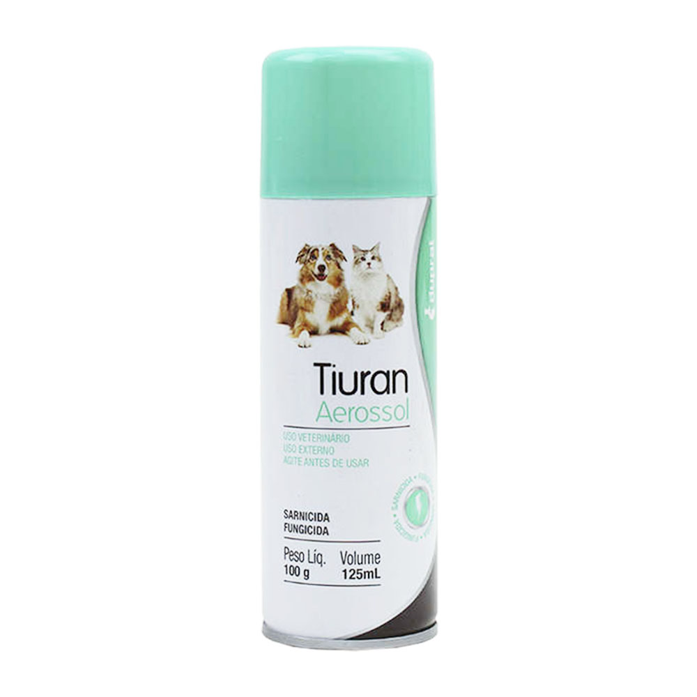 Tiuran Aerossol 125ml para Cães e Gatos Duprat