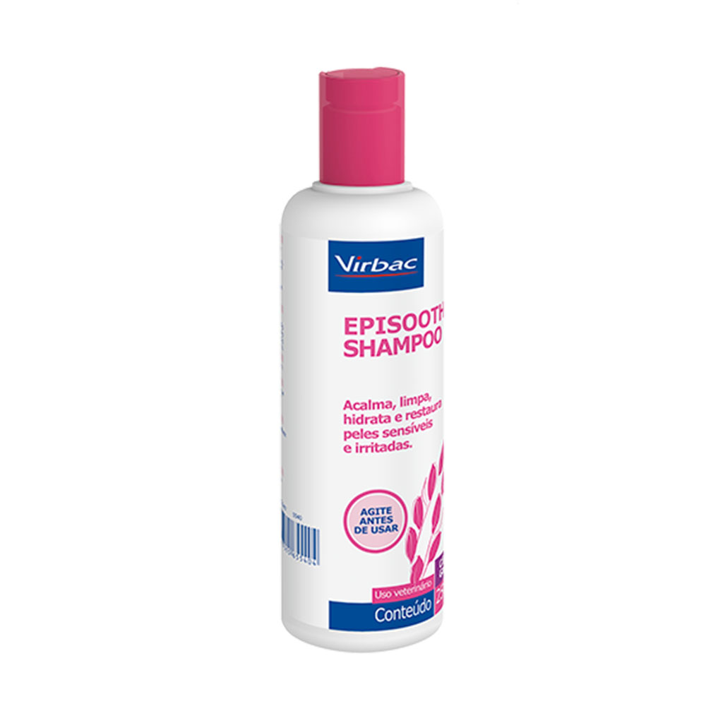 Shampoo Episoothe 250ml para Cães e Gatos Virbac