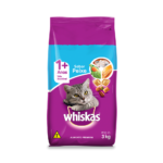 Ração Whiskas para Gatos Adultos Sabor Peixe 3Kg