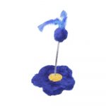 Brinquedo Flor para Gatos Azul