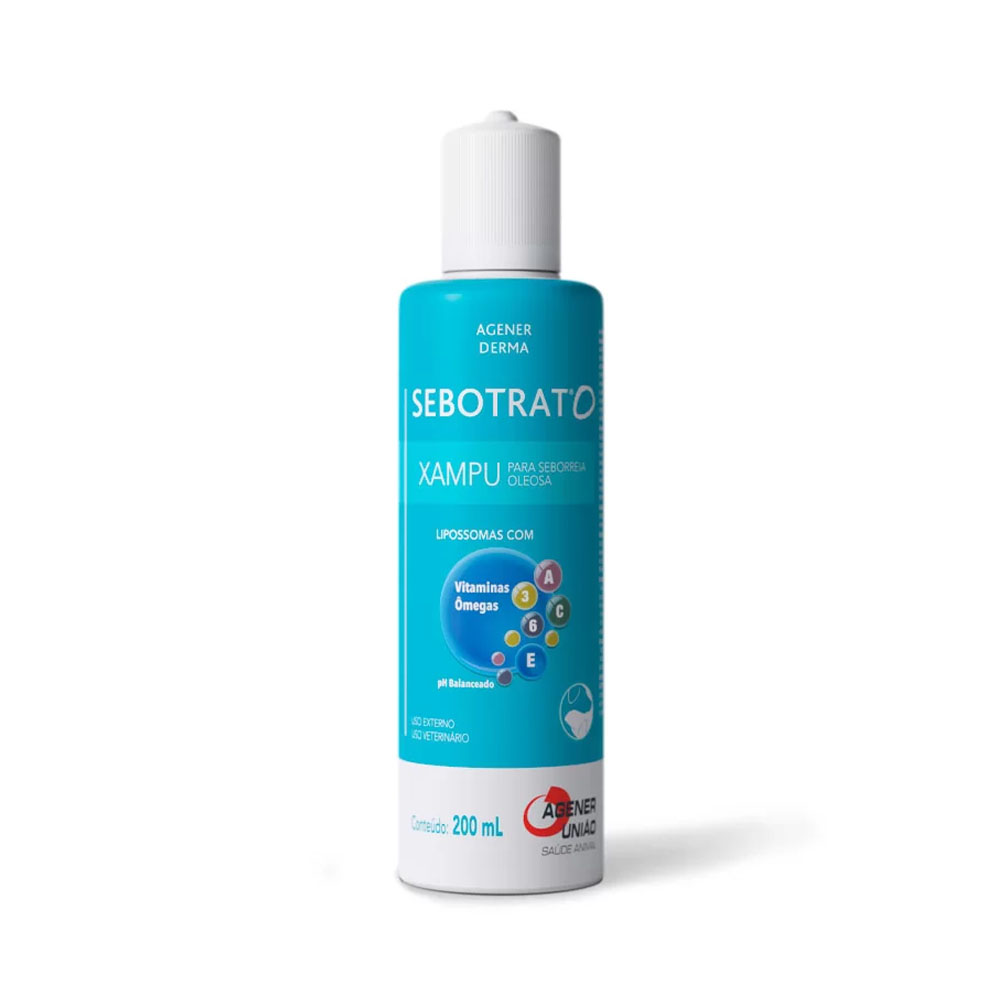 Shampoo Sebotrat O 200ml para Cães Agener