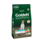 Ração Golden Seleção Natural para Cães Adultos de Pequeno Porte Sabor Frango e Arroz 3Kg