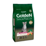 Ração Golden Seleção Natural para Gatos Filhotes Sabor Frango e Arroz 3Kg