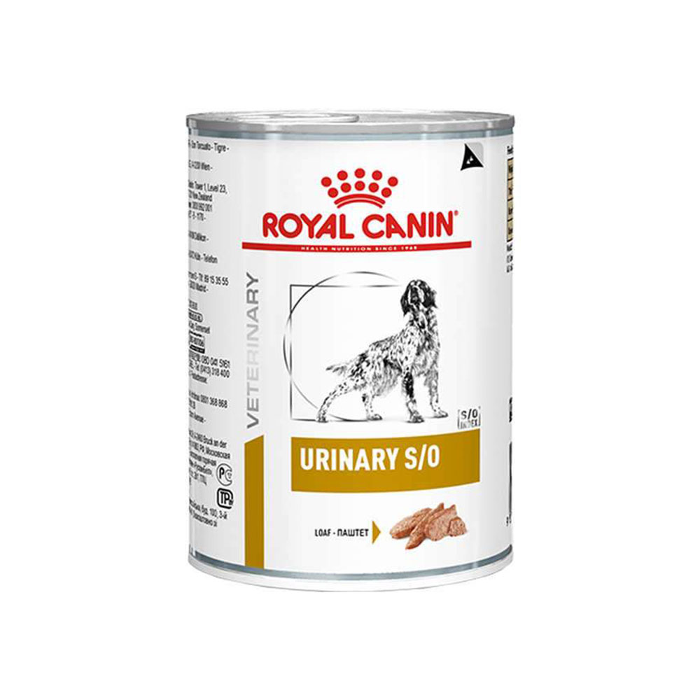 Ração Royal Canin Lata Veterinary Urinary S/O para Cães 410g