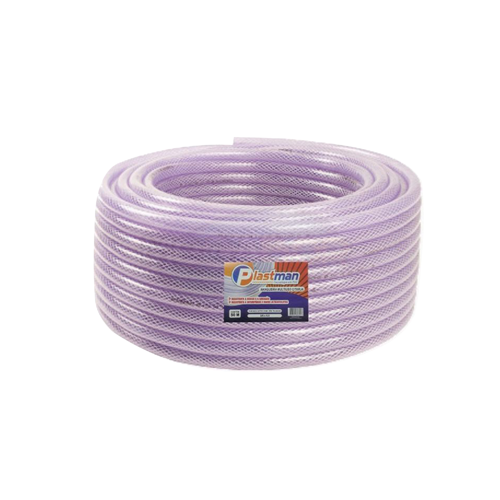 Mangueira Flex Trançada 50m 3/4 Plastman