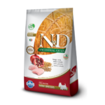 Ração Farmina N&D Ancestral para Cães Adultos de Raças Pequenas Sabor Frango, Romã, Aveia e Cevada 10,1Kg