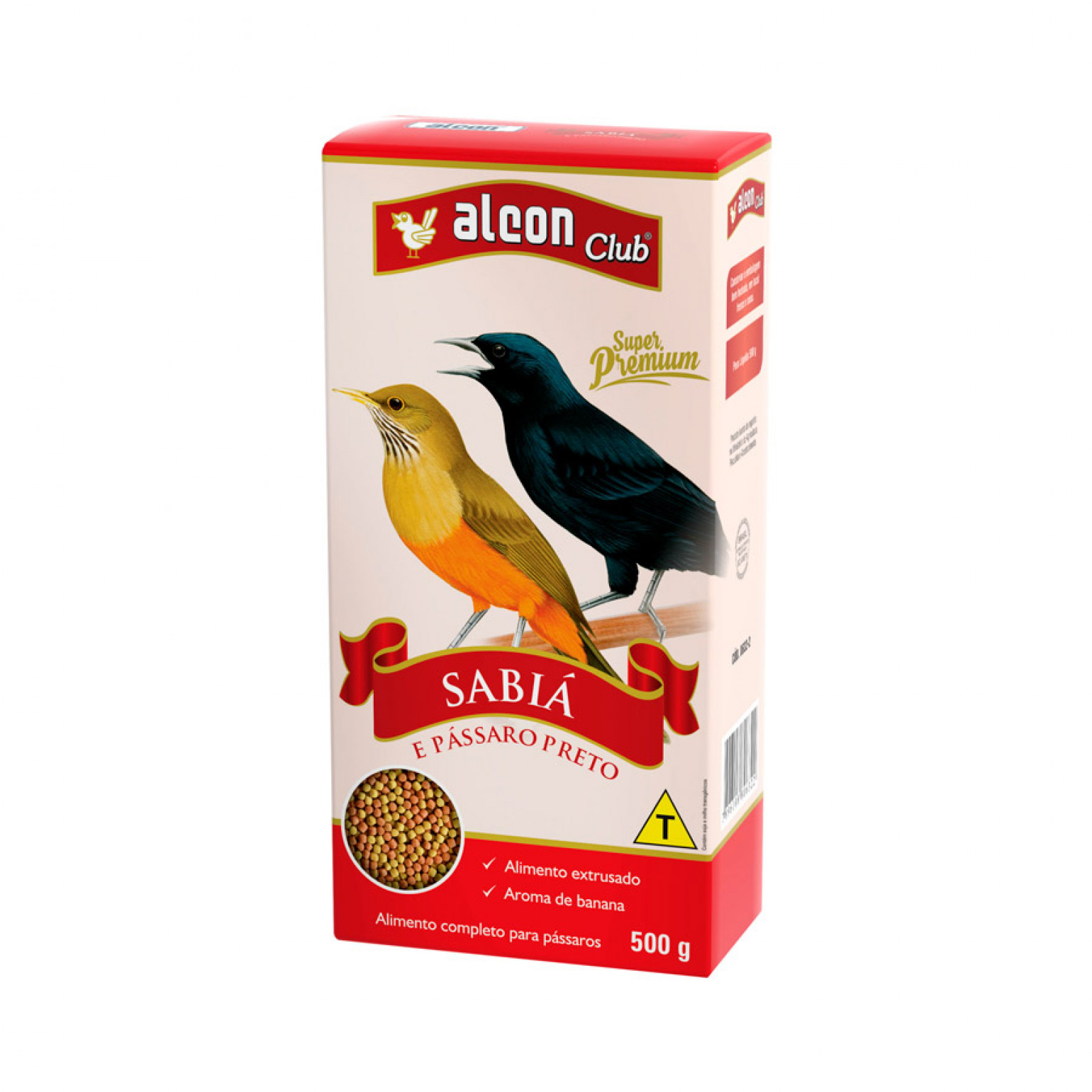 Ração Alcon Club Sabiá e Pássaro Preto 500g