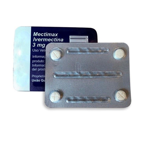Mectimax 3mg (Cartela) para Cães 4 Comprimidos Agener
