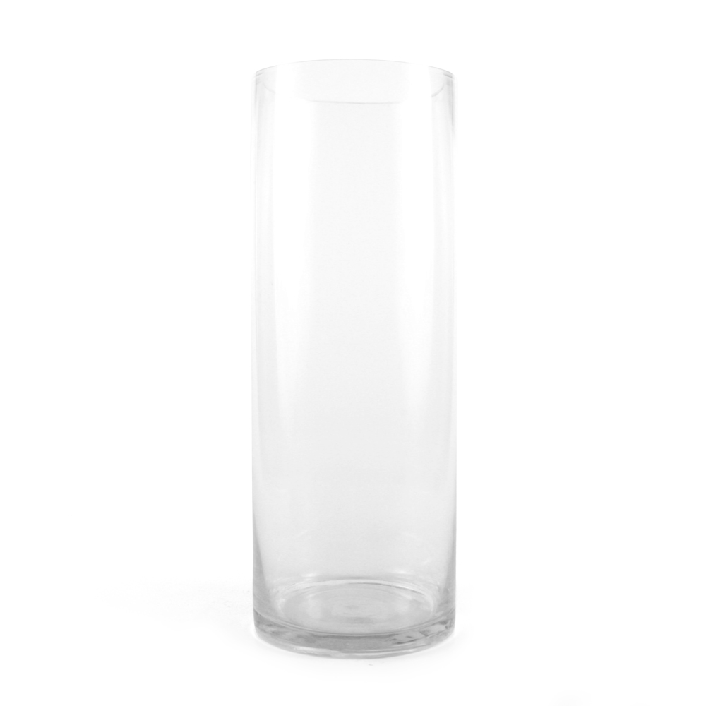 Vaso de Vidro Cilíndrico 15x40cm GR210397 Casa Ok