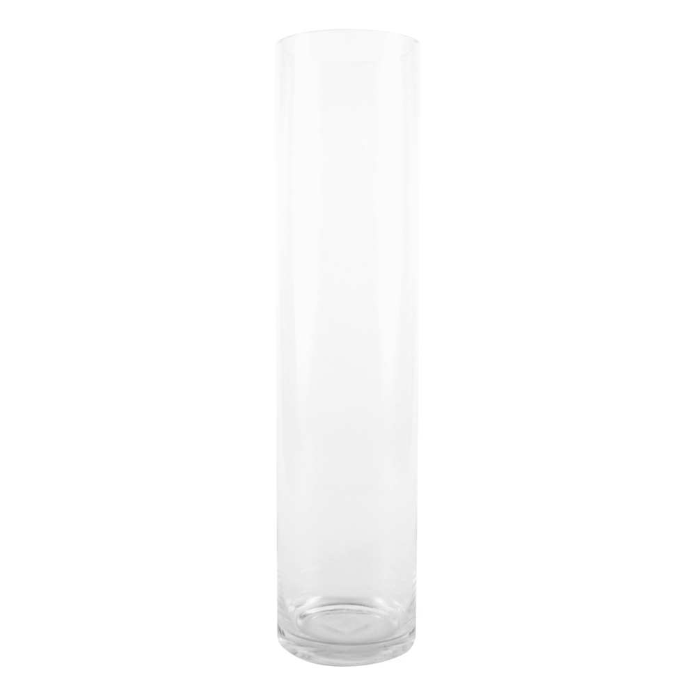 Vaso de Vidro Cilíndrico 12x50cm GR210404 Casa Ok