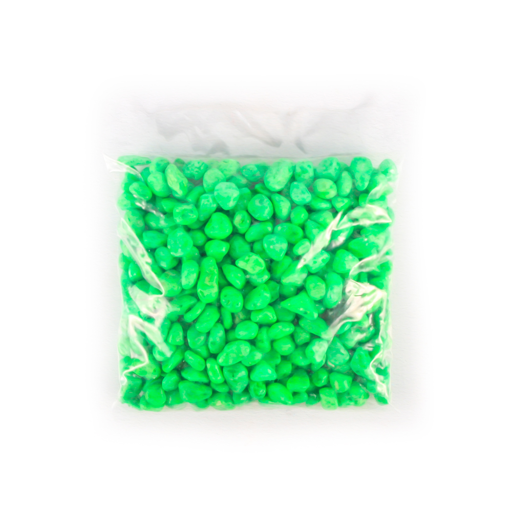 Pedra Decorativa Neon Verde 500g para Aquários GR210434 Pet Next