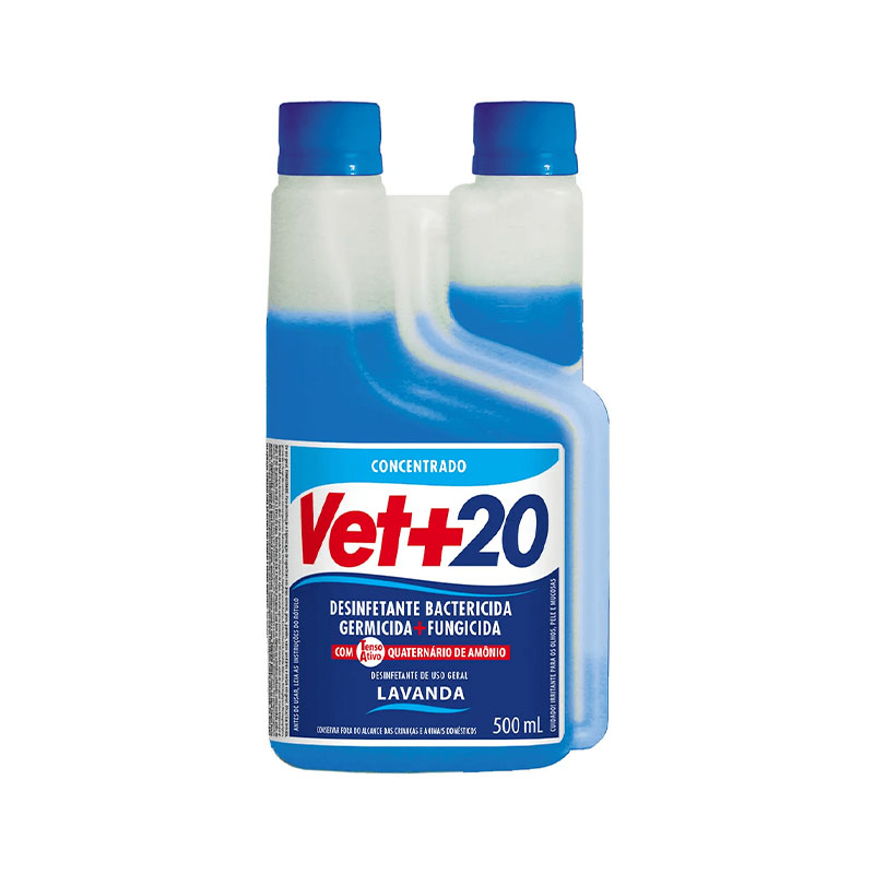 Desinfetante Concentrado Vet+20 Lavanda 500ml