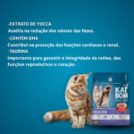 Ração Katbom para Gatos Adultos Sabor Carne, Frango e Peixe 10,1Kg