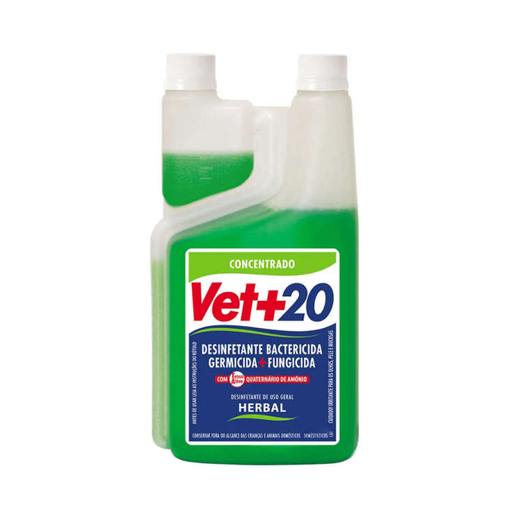 Desinfetante Concentrado Vet+20 Herbal 500ml