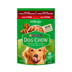 Ração Úmida Dog Chow para Cães Adultos Sabor Carne ao Molho 100g