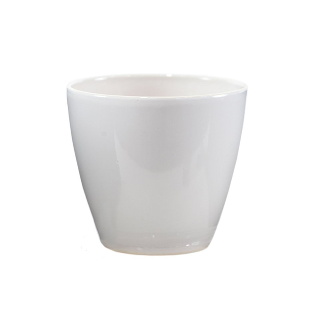 Vaso Genoa Branco 16x15cm TS Brasil