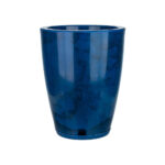 Vaso Amsterdã Marmorato 29x44cm Azul Floridis