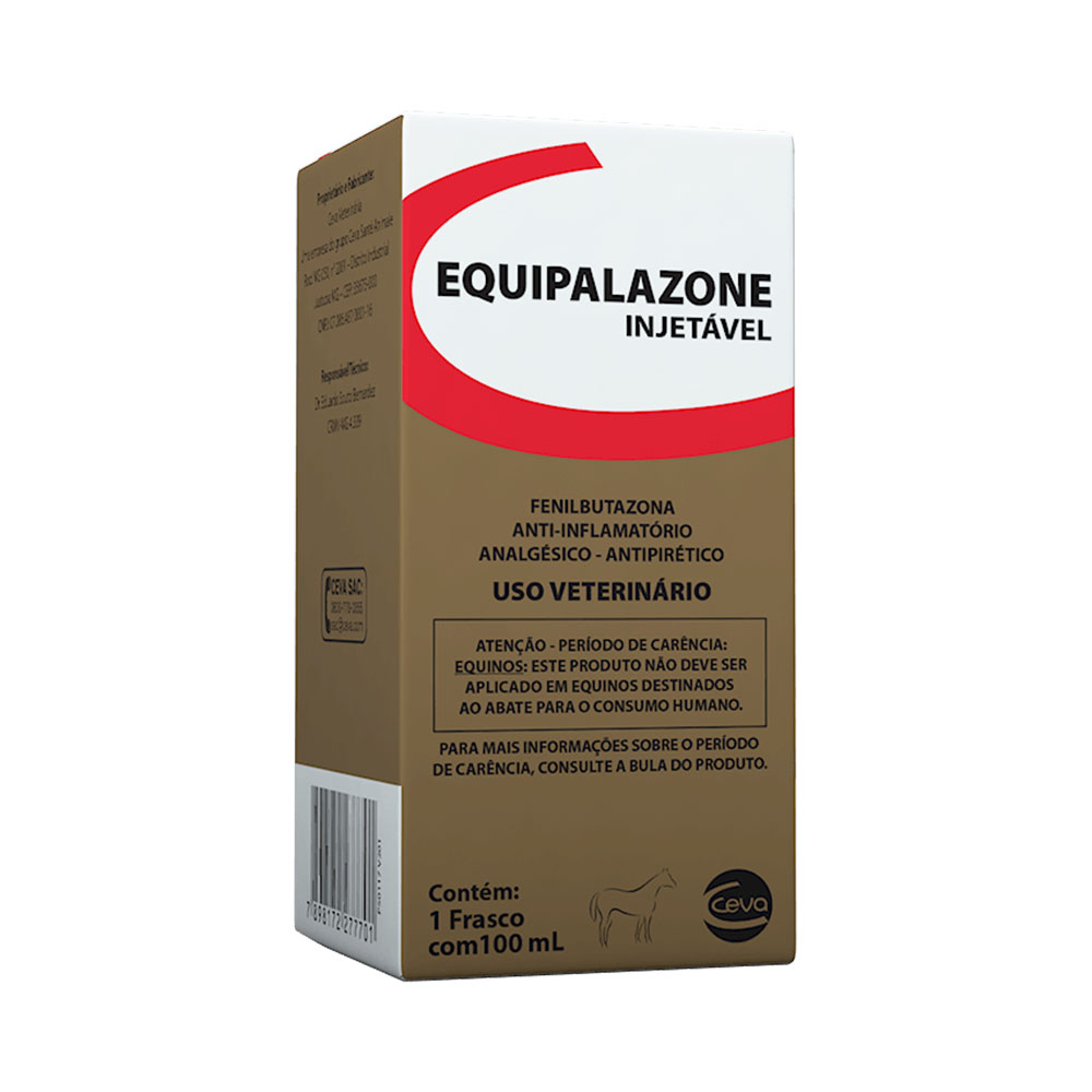 Equipalazone Injetável 100ml CEVA