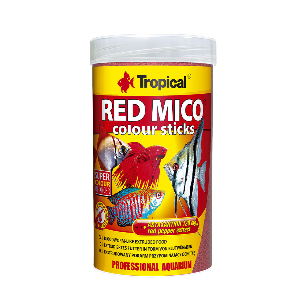 Ração Tropical Red Mico Colour Sticks para Peixes 32g