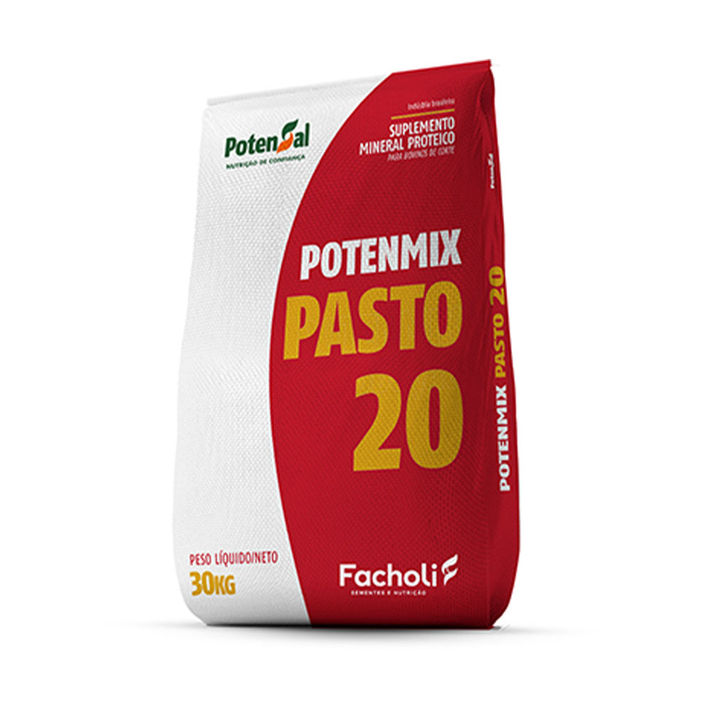 Suplemento Mineral Potenmix Pasto 20 30Kg Facholi