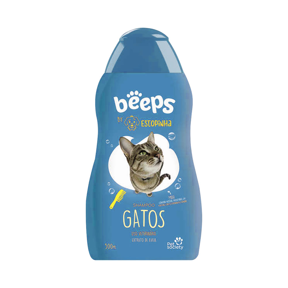 Shampoo Beeps Estopinha Gatos 500ml