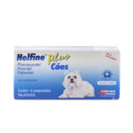 Vermífugo Helfine Plus para Cães 4 Comprimidos Agener