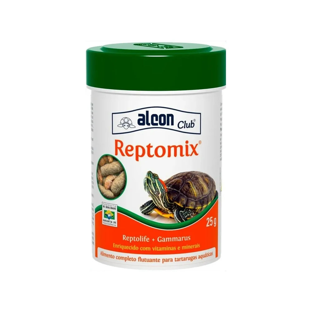 Ração Alcon Club Reptomix para Répteis 25g