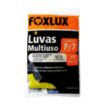 Luva Látex Multiuso Amarela Tamanho P/7 Foxlux