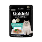Golden Gourmet para Gatos Castrados Sabor Frango, Abóbora e Arroz Integral 70g