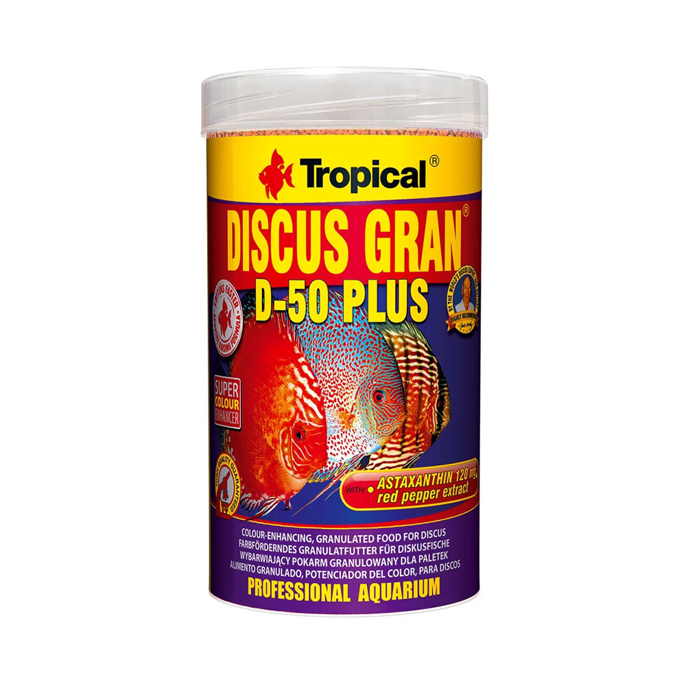 Ração Tropical Discus Gran D-50 Plus 44g