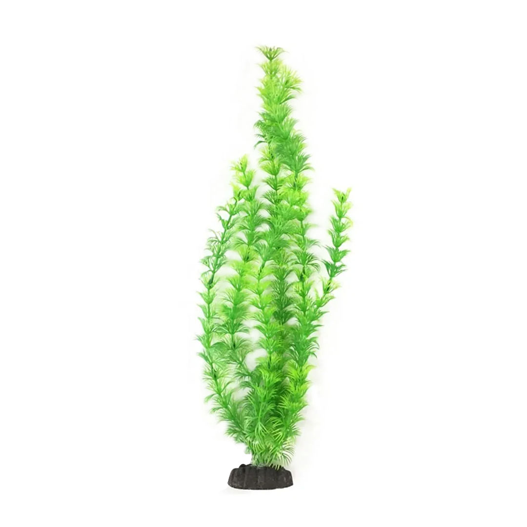 Planta Plástica Verde 40cm para Aquários MOD411 Soma