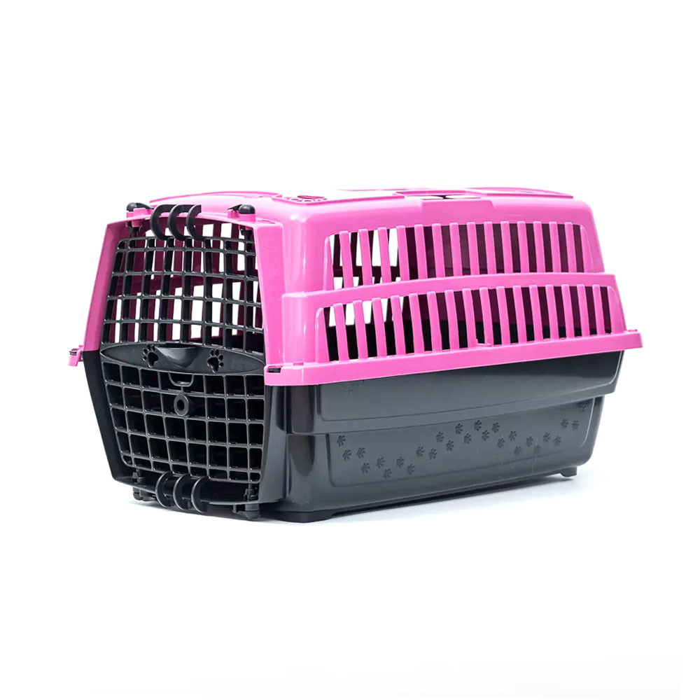 Caixa de Transporte Love Travel N°01 Rosa Pet Injet