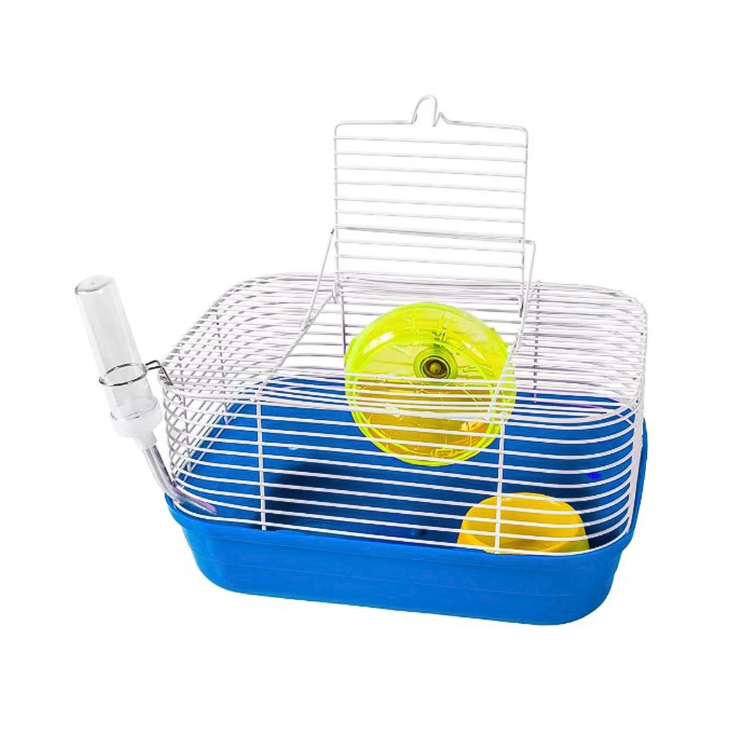 Gaiola para Hamster Top Star Azul Jel Plast (Cores Variadas)