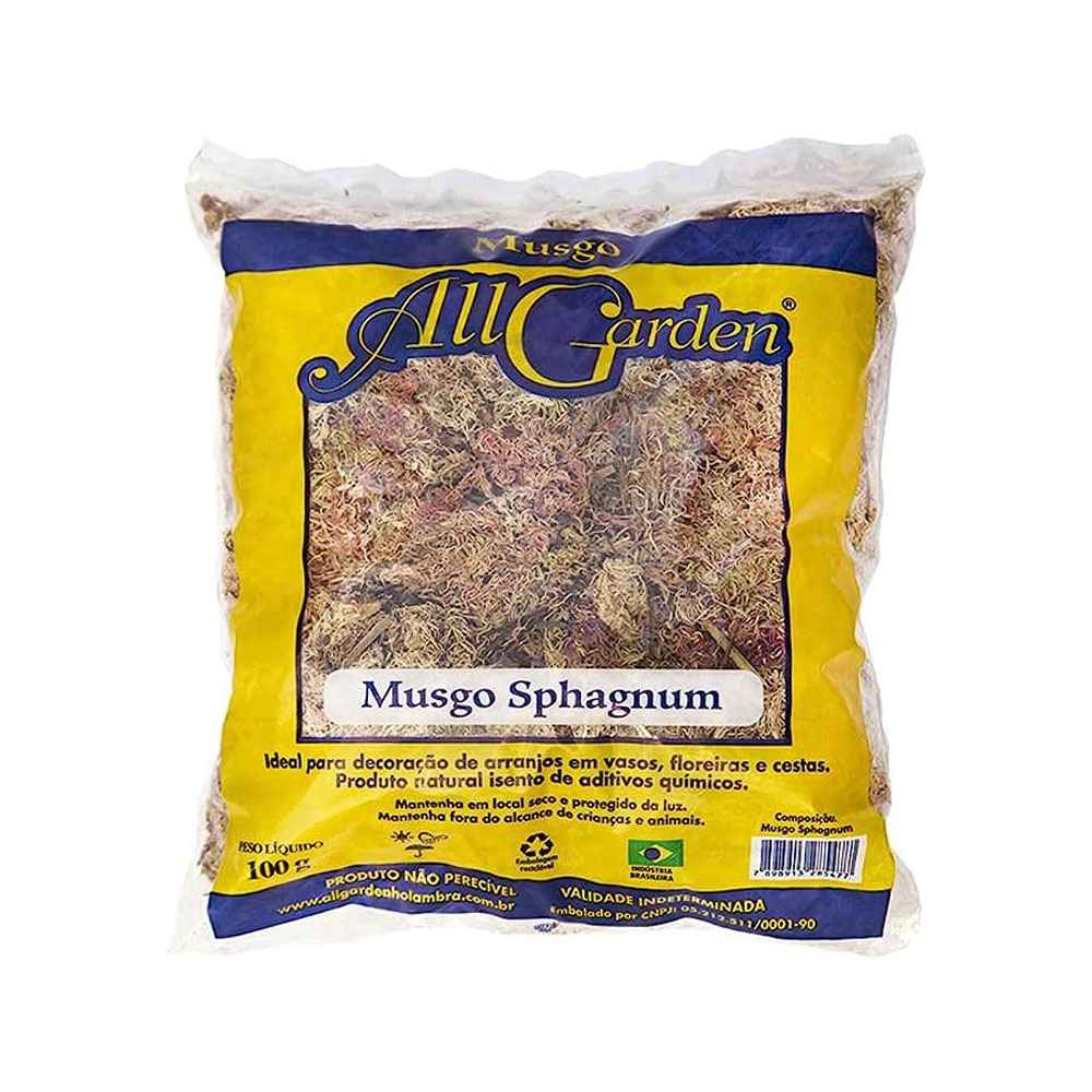 Musgo Sphagnum 100g AllGarden