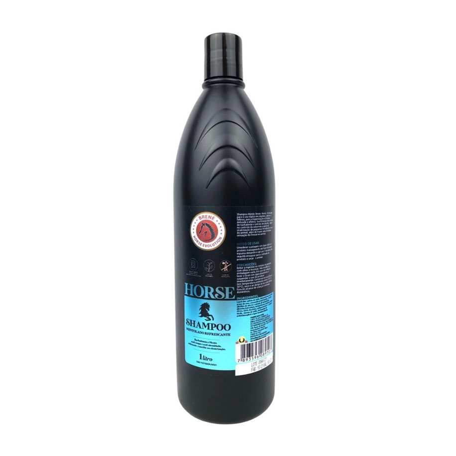 Shampoo Mentolado Refrescante 1L Brene Horse