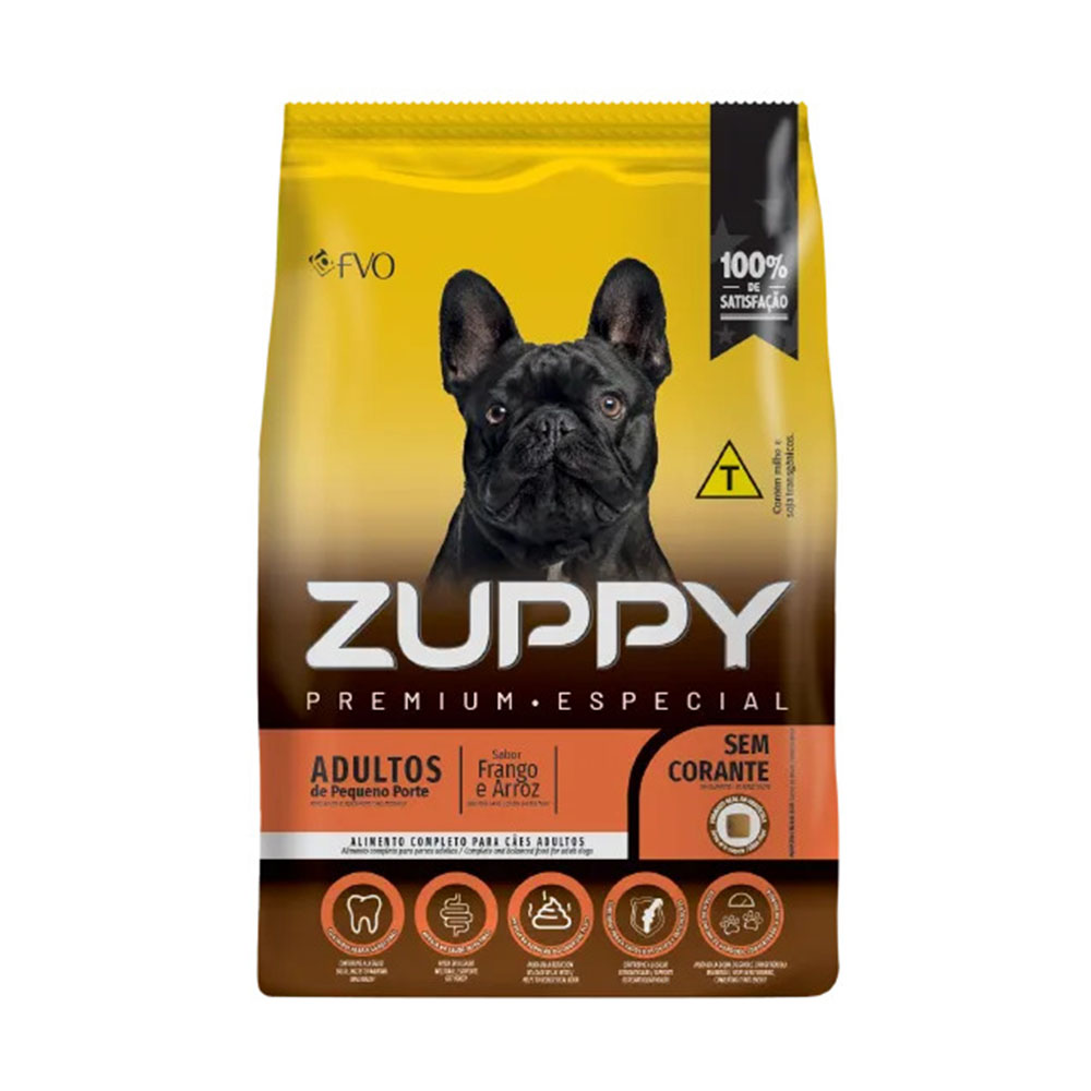 Ração Zuppy para Cães Adultos de Porte Pequeno Sabor Frango 15Kg