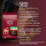 Ração GranPlus Menu Light para Cães Adultos de Porte Mini e Pequeno Sabor Frango e Arroz 10,1Kg