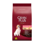 Ração GranPlus Menu Light para Cães Adultos de Porte Médio e Grande Sabor Frango e Arroz 3Kg