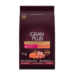 Ração GranPlus Gourmet para Cães Adultos de Porte Mini e Pequeno Sabor Salmão e Frango 3Kg