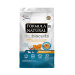Biscoito Fórmula Natural Dog Biscuits para Cães Adultos de Porte Pequeno Sabor Abóbora, Coco e Quinoa Adimax 250g