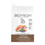 Ração Biofresh para Gatos Sênior Sabor Peixe Branco, Salmão, Chá Verde, Cúrcuma e Blueberry 7,5Kg